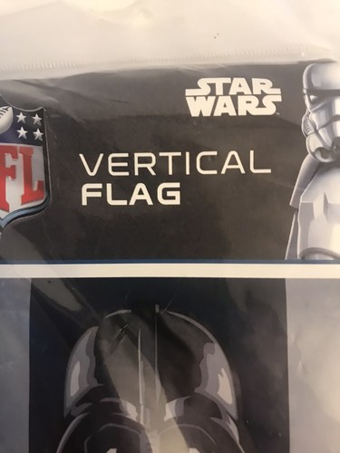 NFL New England Patriots 28” X 40” Star Wars Death Vader Vertical Flag NEW! - Picture 3 of 5