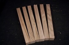 6 Piece Butternut Carving or Lathe Turning Blanks 1 x 1 x 12" Craft Lumber