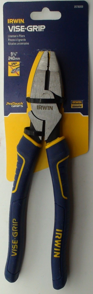 IRWIN VISE-GRIP Lineman's Pliers, 9-1/2-Inch 2078209