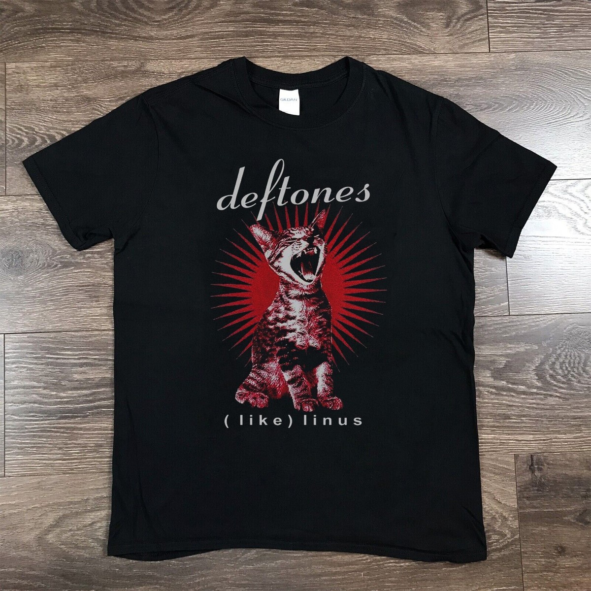 Deftones Like Linus Cat T Shirt Vintage Style Size XL