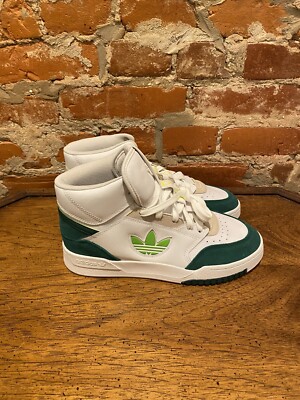 Adidas Drop Step XL White, Green GZ1574 Men's Size 8