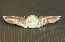 Spilla da bavero Belvedere Vodka argento ali di volo - spilla - rara