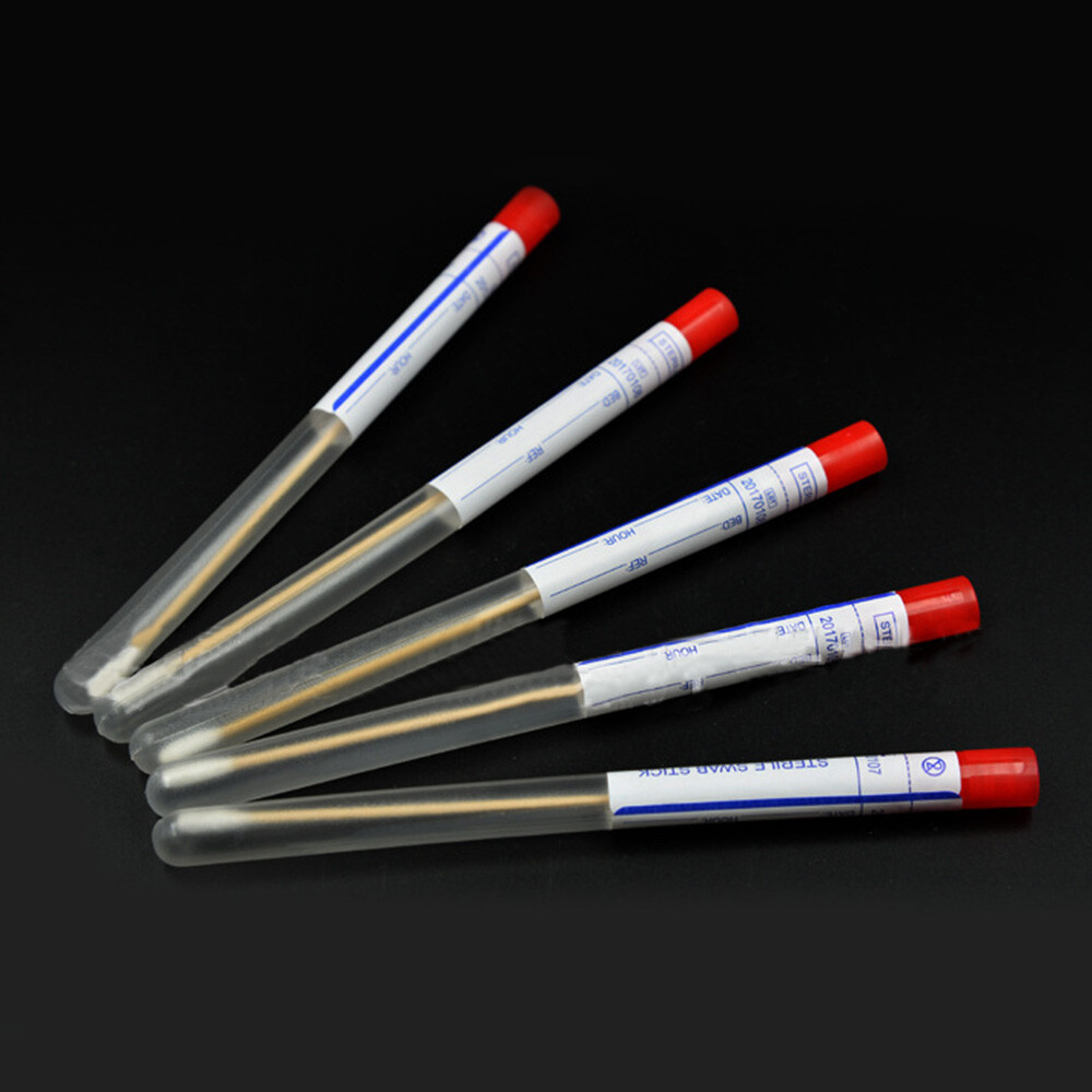 Swabs, Plain, Plastic Shaft In Tube, Sterile (Pack 500) | VITTA Education