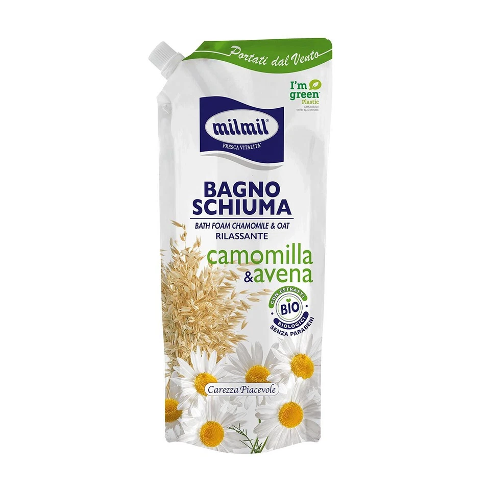 milmil Badeschaum Kamille und Hafer 750 ml