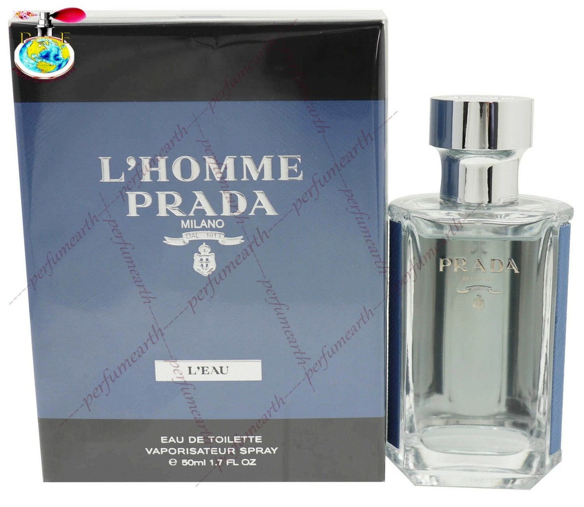 L'Homme L'Eau Prada Milano by Prada 1.7/1.6 oz 50 ml EDT Spray New