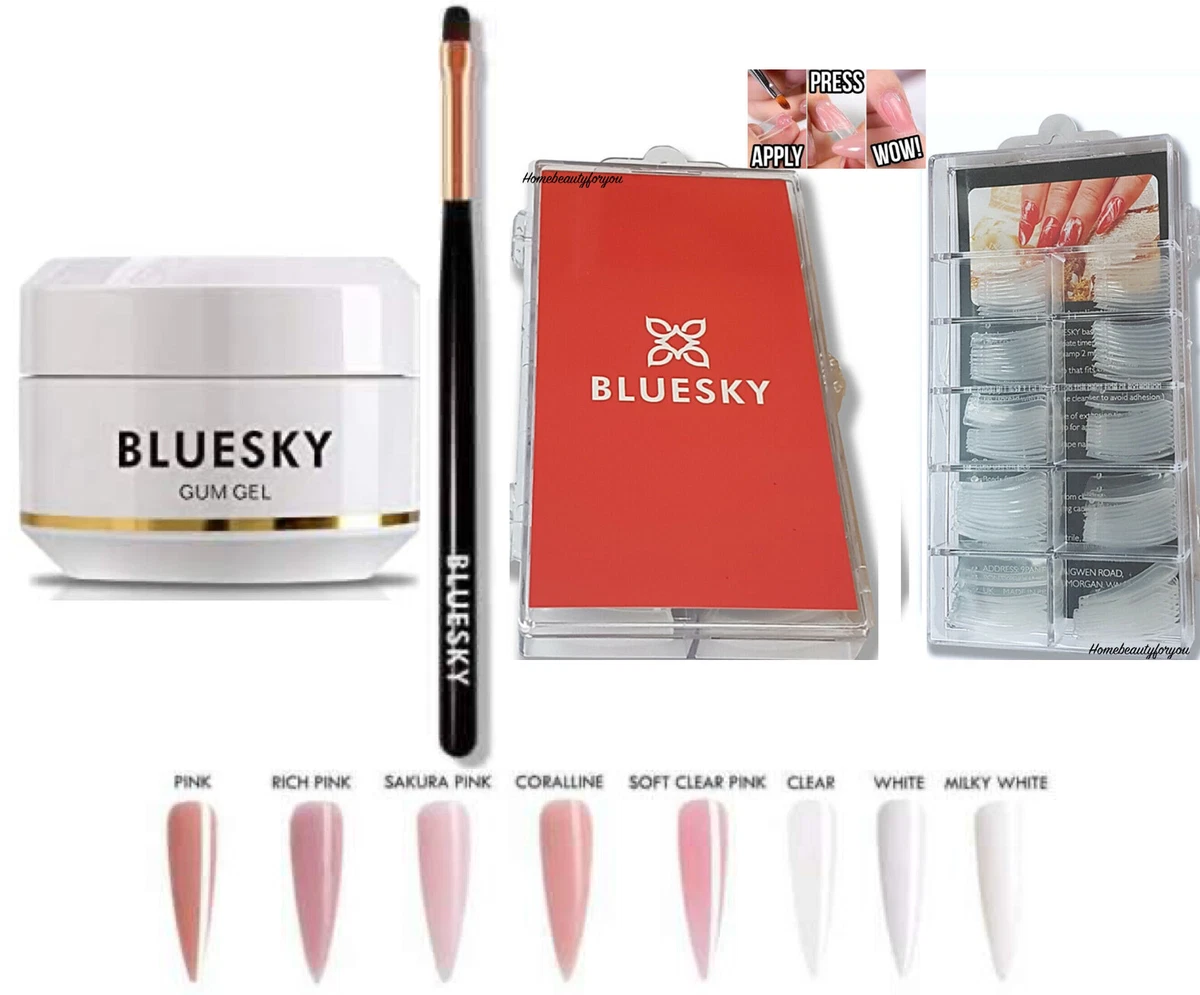 Bluesky Gum Gel Nail Extension Kit, gel nail extension kit with uv light