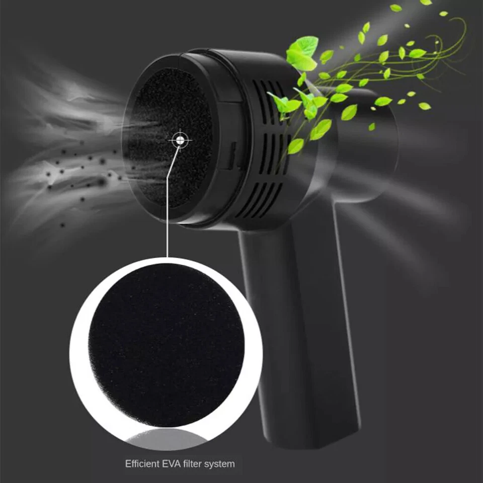 USB Portable Electric Air Duster Blower Car Vacuum Computer Keyboard Cleaner - Image 3 of 4