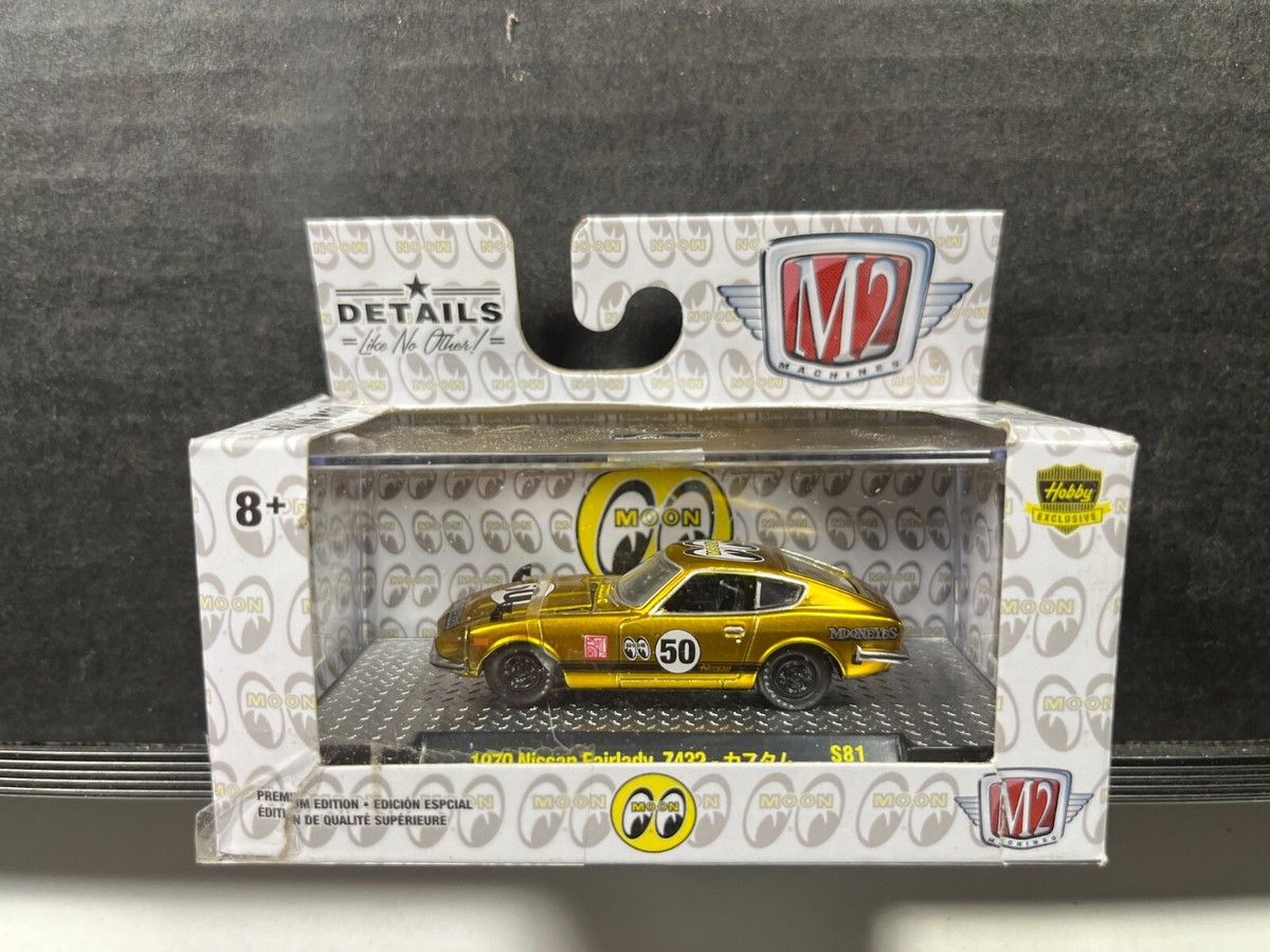 1/64 M2 MOONEYES 1970 NISSAN DATSUN FAIRLADY 240Z LIQUID GOLD | eBay