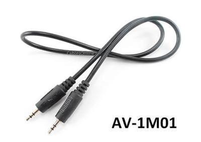 1.5ft 2.5mm Stereo Male to Male Audio Cable - CablesOnline AV-1M01