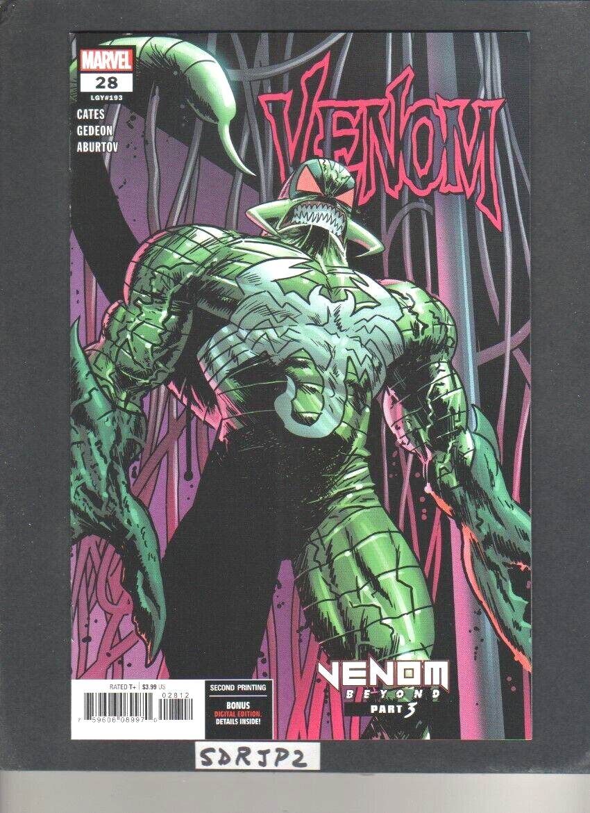 VENOM #28/LGY193 NM NEW UNREAD 2nd PRINT 2020 DONNY CATES VIRUS