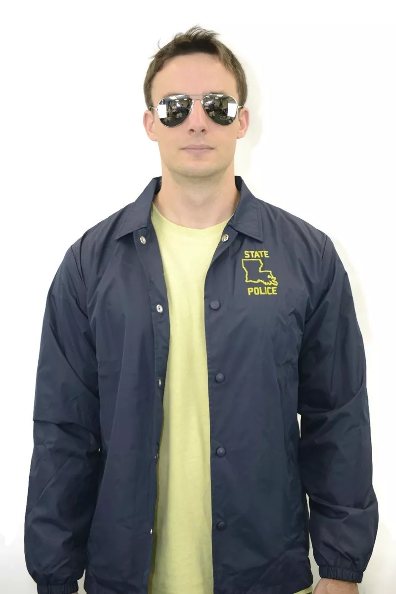 TRUE DETECTIVE JACKET Louisiana Police windbreaker state