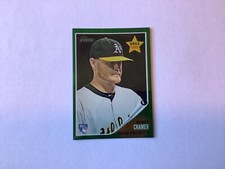2011 Topps Heritage Chrome Green Refractor Bobby Cramer #C66 Rookie RC A’s