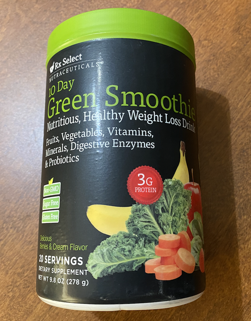 RX Select 10 Day Green Smoothie Healthy Weight Loss Drink 20 Servings