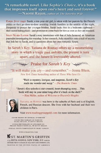 Sarah's Key 9780312370848 | eBay