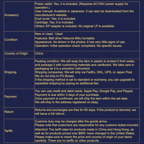 Turntable: TEAC TN-180BT-MIKU Bluetooth record player include phono-amp used JPN - Picture 2 of 12