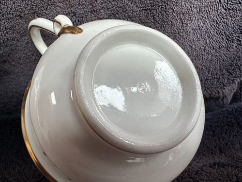 One Antique Cobalt Blue Regency Spode Etruscan Porcelain 2721 Cup & Saucer - Picture 6 of 14