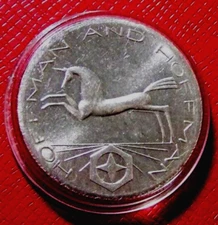 Vintage Hoffman and Hoffman-Unicorn-Star  1981 Round 1 Troy oz..999+ Fine Silver