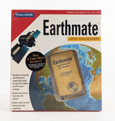 DeLorme Earthmate - Satellite Navigation for Your Car - GPS Receiver - NEW
