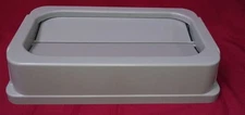 Continental Commercial 7325GY Wall Hugger Drop Shot Lid, Grey New 