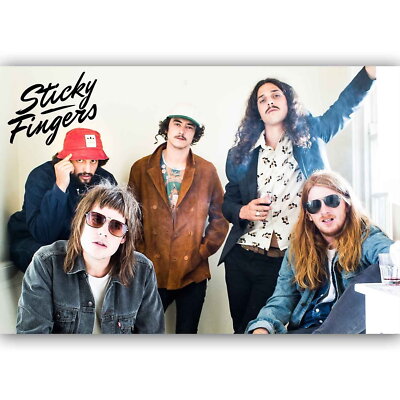 58737 Sticky Fingers Rock Music Band Wall Decor Print Poster