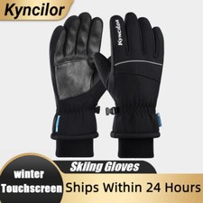 Winter Warm Mountain Snowboard Waterproof Gloves Men Women Cold Snow Ski Mittens