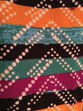 LulaRoe Vintage TC Bold Stripes Leggings BNWT HTF Bright Colors and Polka Dots