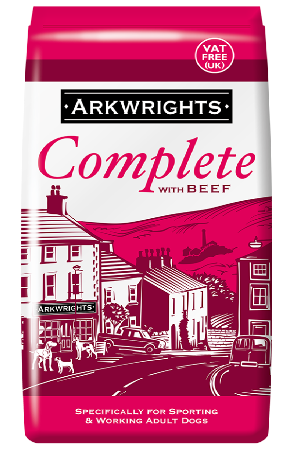ARKWRIGHTS COMPLETE BEEF Adult Working Dog Food bp Dry Kibble Feed vf