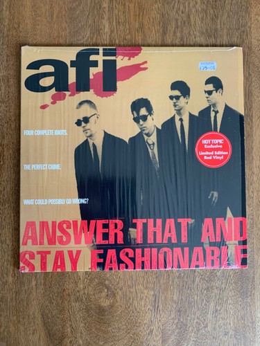 AFI - Answer That and Stay Fashionable *** RARE LIMITED Red*** Vinyl LP - Imagen 2 de 6
