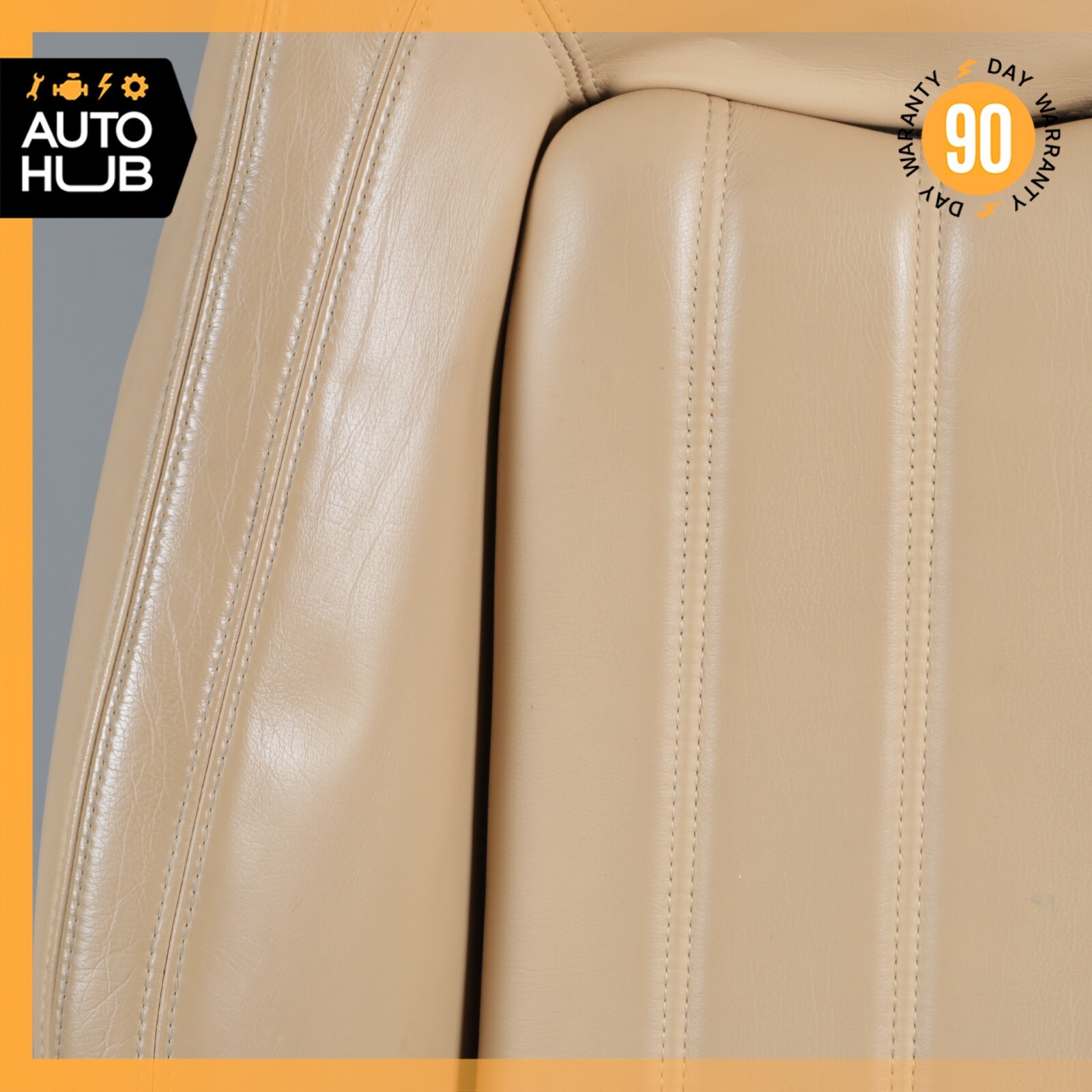 08-12 Maserati GranTurismo M145 Front Right Top Upper Seat Cushion Beige OEM 44k
