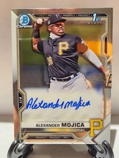 2021 Bowman Chrome 1st Alexander Mojica Auto #CPA-AM Pittsburgh Pirates