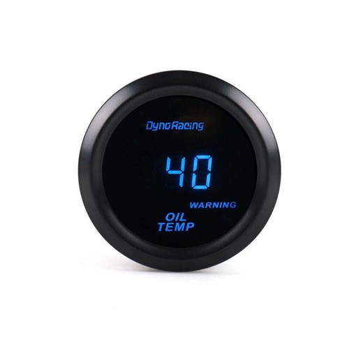 2" 52mm Oil Temp gauge Digital 40-150C Blue LED with Screw Knob Sensor Car Meter - Picture 2 of 10