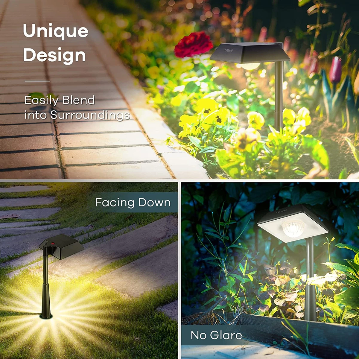 Solar Pathway Lights 8 Pack Warm White Solar Landscape Lights