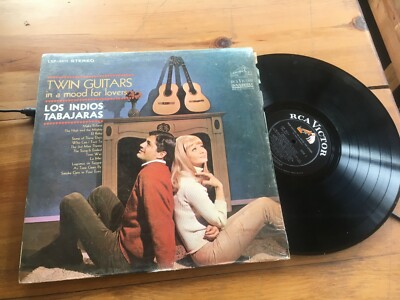 Los Indios Tabajaras    Twin Guitars   In A Mood For Lovers: 1966 LP (Latin) EX 