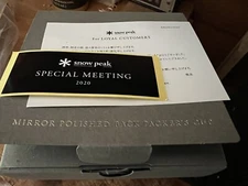 Snow Peak Sierra Cup Mirror Polish 2018 Not for sale Limited Member Rare Japan