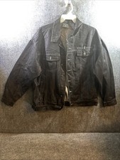 Vintage Y2K Rocawear Mens Black Denim Hip Hop Jacket XL