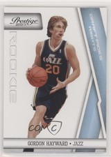 2010 Prestige Rookie Draft Picks Rights Light Blue /999 Gordon Hayward #159 0b9