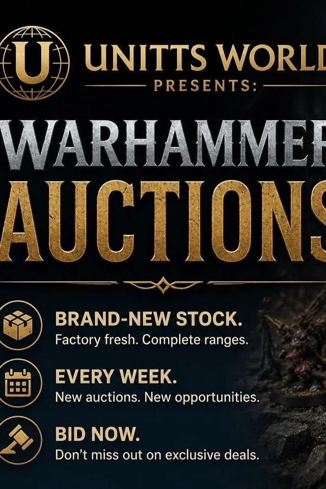 Warhammer Auctions!!!  Brand New Products!