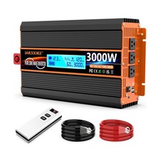 3000 Watt Pure Sine Wave Power Inverter 12V DC to 110V 120V Converter for Fam...