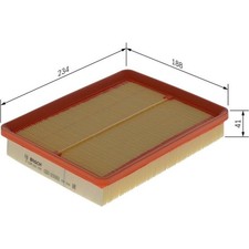 Bosch F 026 400 164 Luftfilter für HYUNDAI KIA Staubpartikelfilter