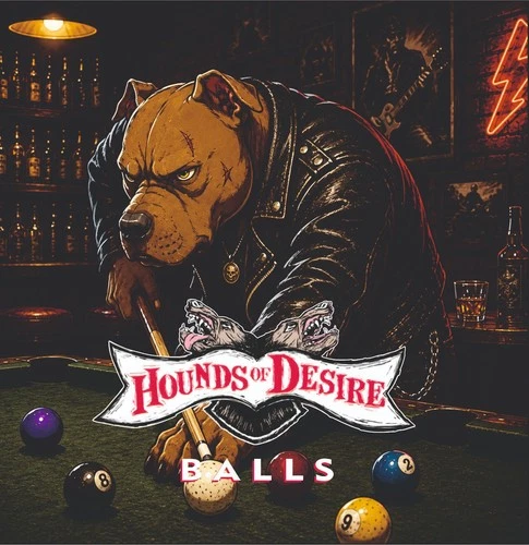 HOUNDS OF DESIRE Balls CD Ltd 200! Hair Metal Glam Sleaze rare!  ex-NOISY MAMA