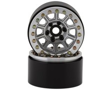 SSD RC 1.9  Dominator Beadlock Wheels Silver  2  SSD00589 