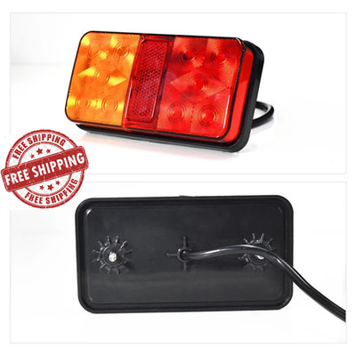 1 Stück superhelles 10 LEDs LED Rücklicht - Rückfahr-/Stopp-/Nebellicht - 12V