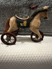 Vintage Antique Wooden Tricycle Horse Wooden Wheels