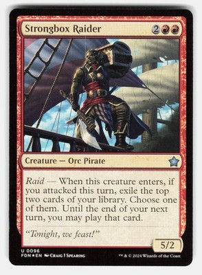 STRONGBOX RAIDER FOIL - Magic: The Gathering - SPEARING LP