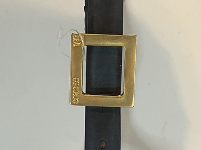 Vintage Mondi Blue Suede Leather Made In Italy 300 36 Women s Belt Medium Y2K