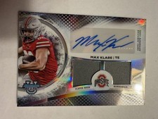 Max Klare 2025 Bowman Best Prospect Dual Relic Auto Ohio State Autograph