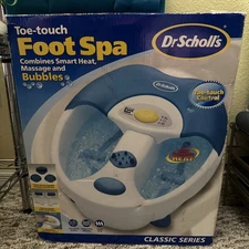 Dr. Scholl's Toe-Touch Foot Spa Combines Smart Heat, Massage and Bubbles DR6624