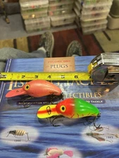 LOT OF 2 VINTAGE WORDEN’S FATFISH IN 2 DIFFERENT COLOR PATTERNS***