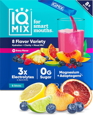 IQMIX Hydration Electrolyte Powder - 4-In-1 Formula for Hydration, Mental Clarit
