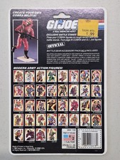 G.I. Joe Cobra Battle Gear   Accessory Pack  4   1985 Cardback